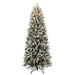 Artificial Christmas Tree 150 Leds And Flocked Snow