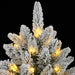 Artificial Christmas Tree 150 Leds And Flocked Snow