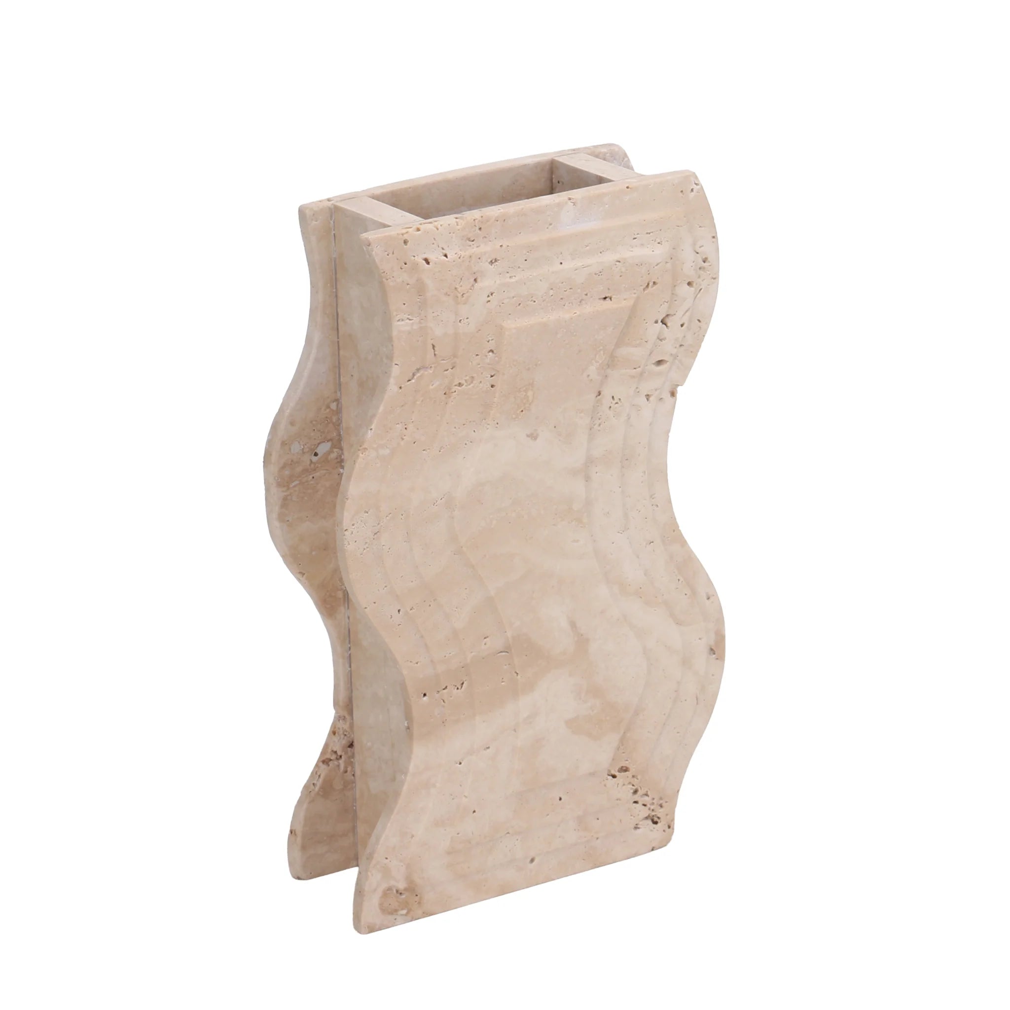 Showcasing Modobela Curve Marble Base - Beige AC10694-KM  by Calibre Furniturs