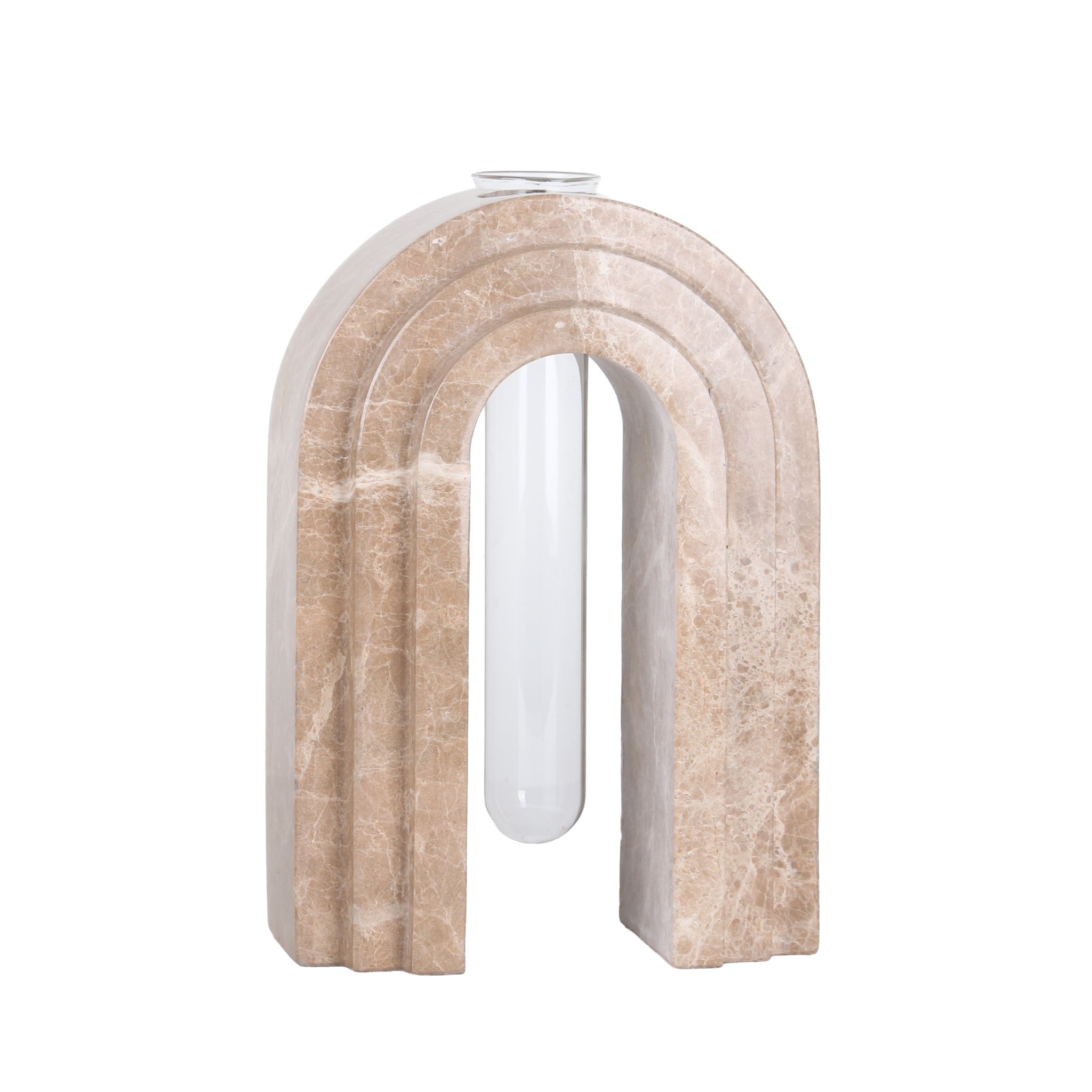 Marble Arch Vase - Light Coffee - image 5