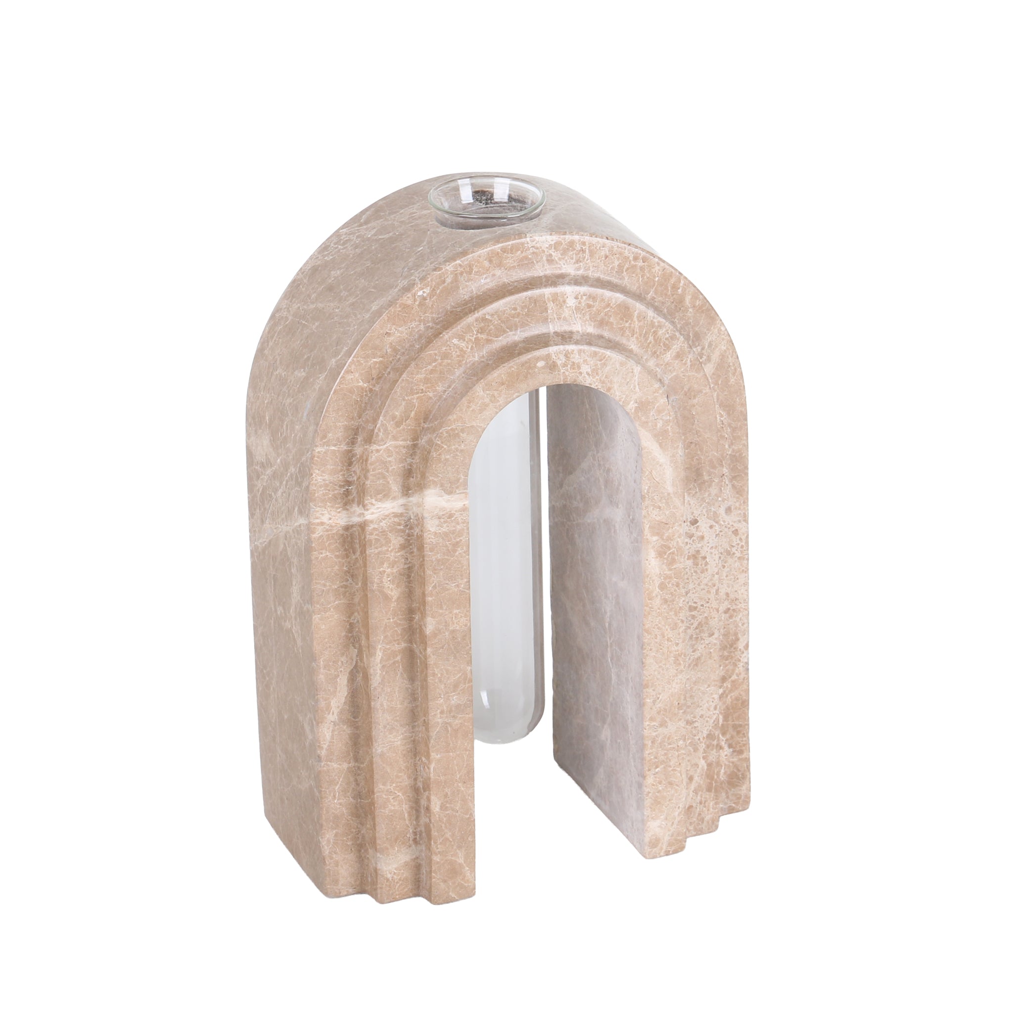 Marble Arch Vase - Light Coffee - image 4