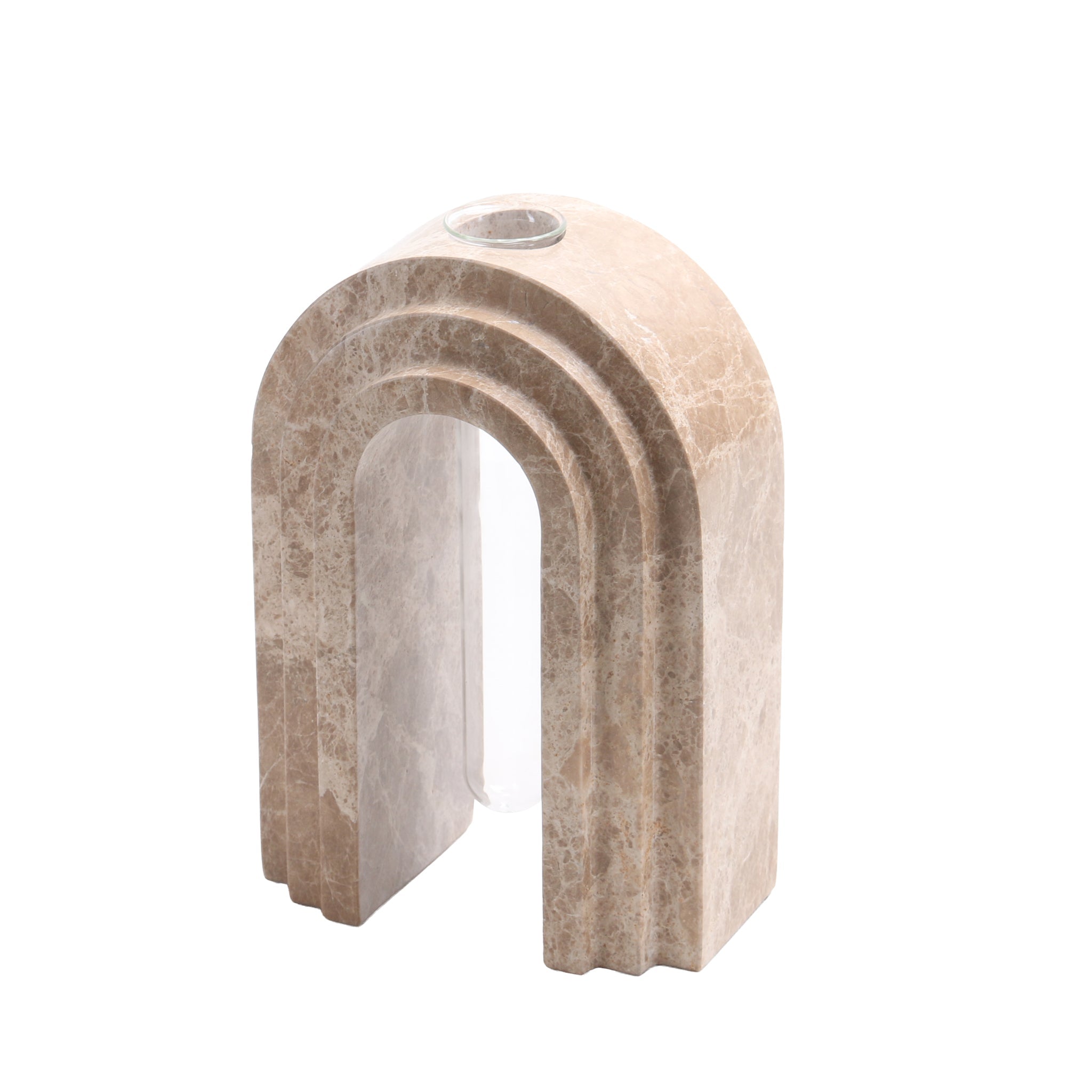Marble Arch Vase - Light Coffee - image 3