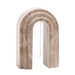 Marble Arch Vase - Light Coffee