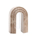 Showcasing Bovena Marble Arch Vase - Light Coffee AC10698-KM Vase by Calibre Furniturs