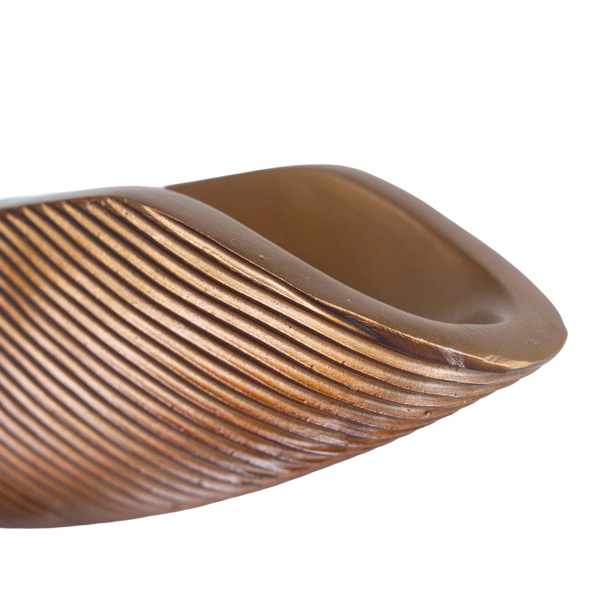 Nesila Decorative Boat Vase - Brown