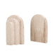 Showcasing Ranunova Stone Bookend - Beige AC10700-KM  by Calibre Furniturs