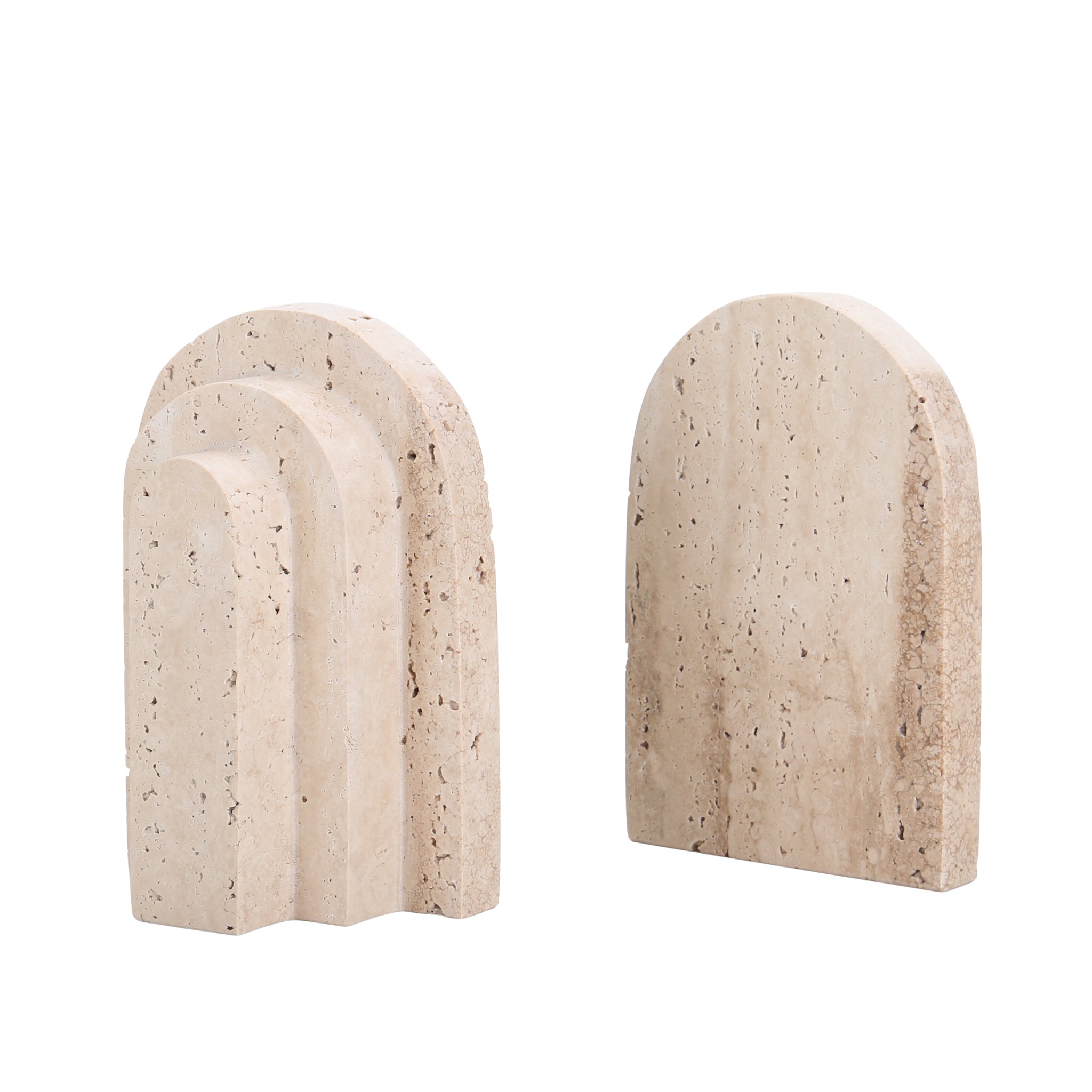 CAC10700-KM Stone Bookends - Beige