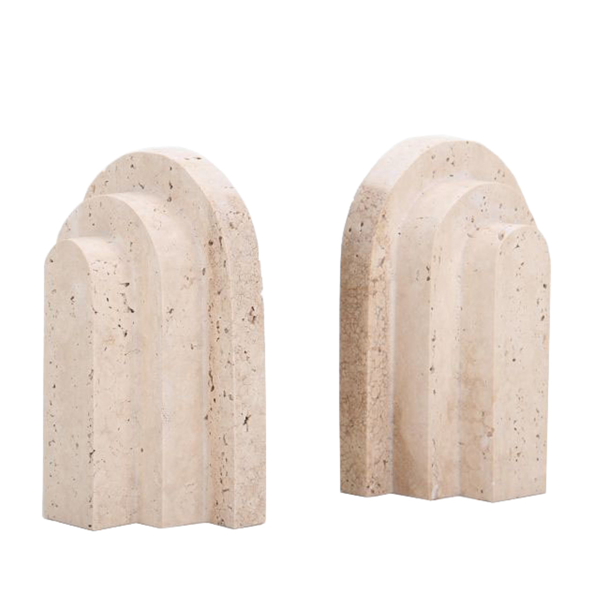 CAC10700-KM Stone Bookends - Beige