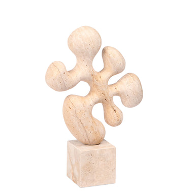 Showcasing Katonara Geometric  Marble Sculpture - Beige AC10705-KM  by Calibre Furniturs