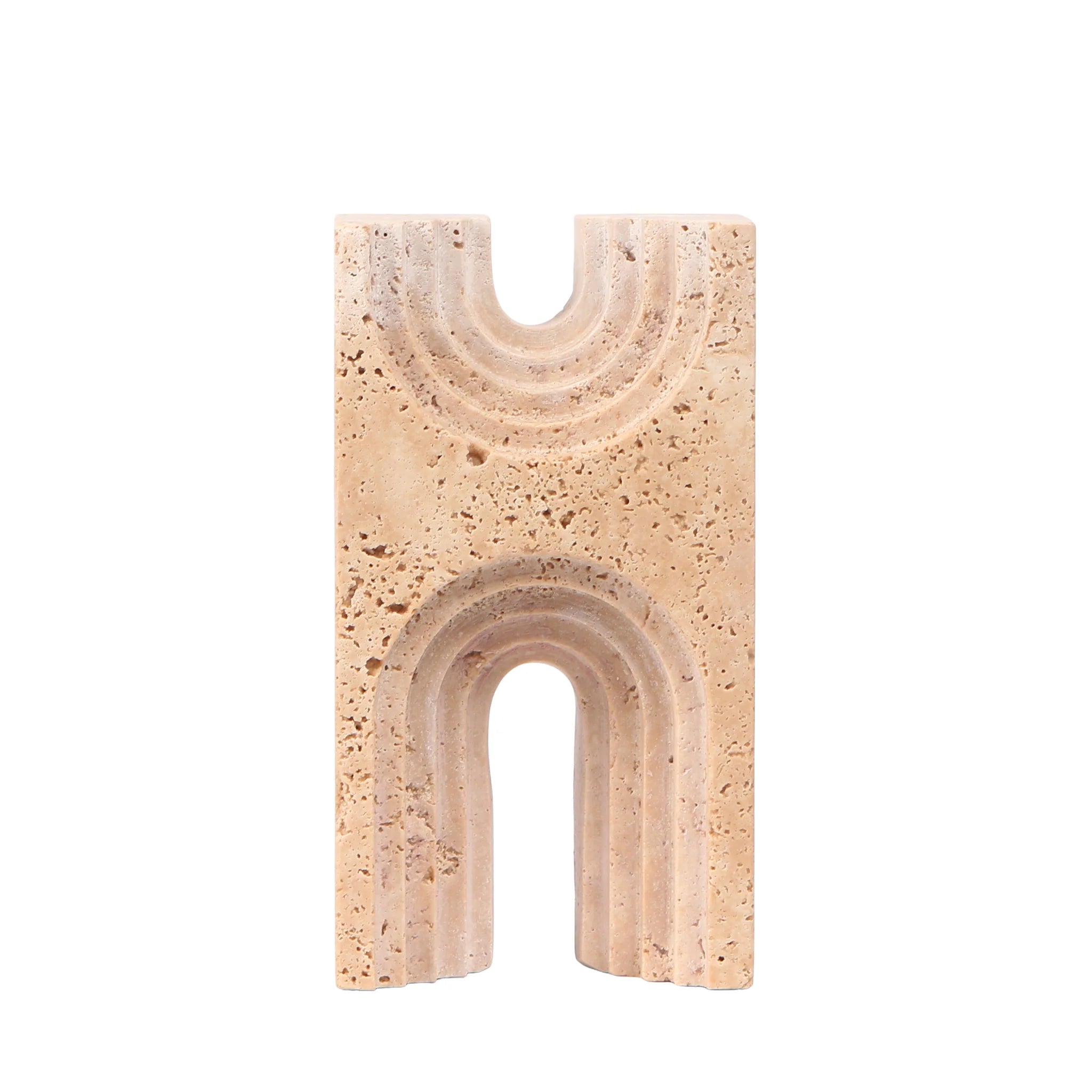 Showcasing Tekonova Carved Marble Sculpture - Beige AC10706-KM  by Calibre Furniturs