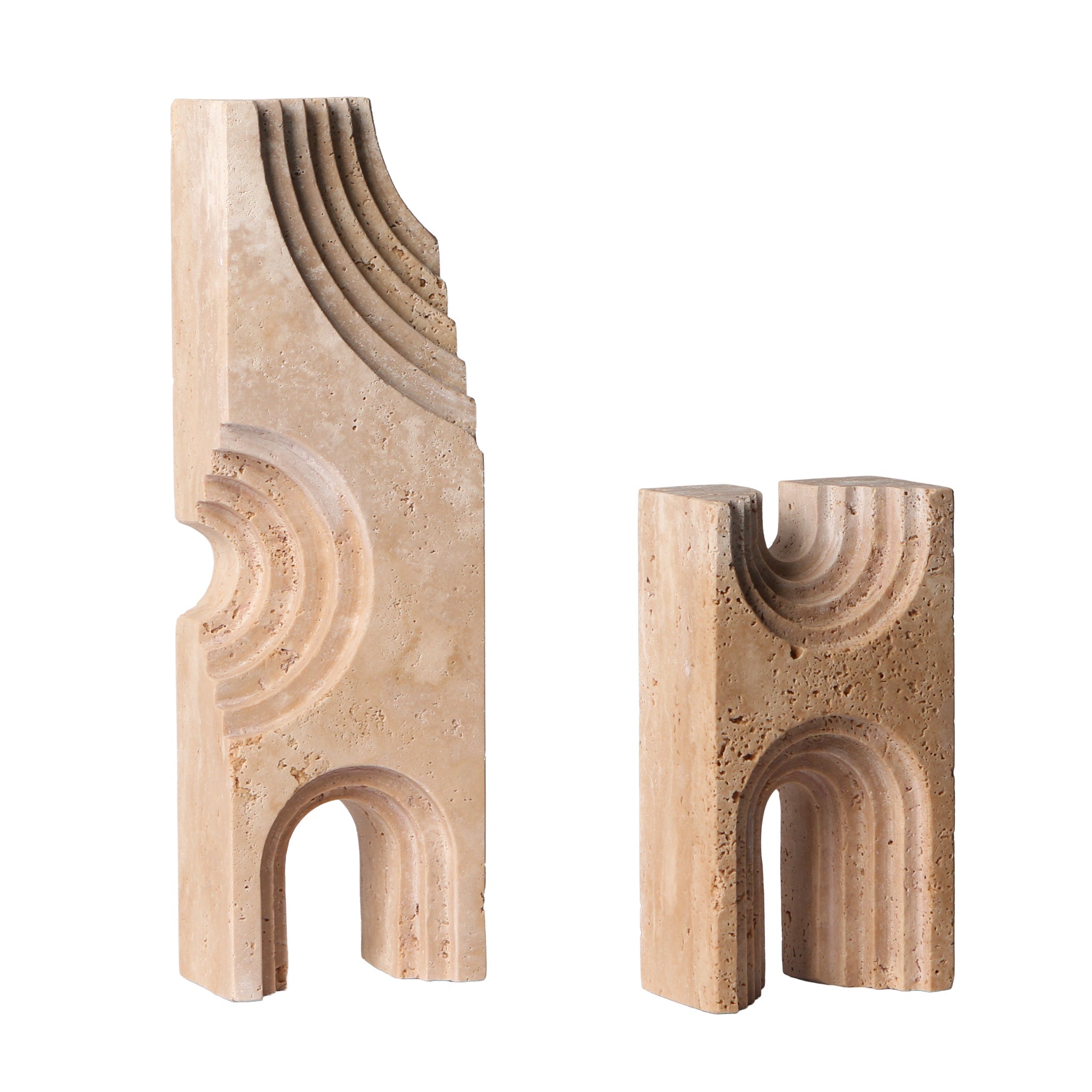 Carved Marble Sculpture - Beige - image 9
