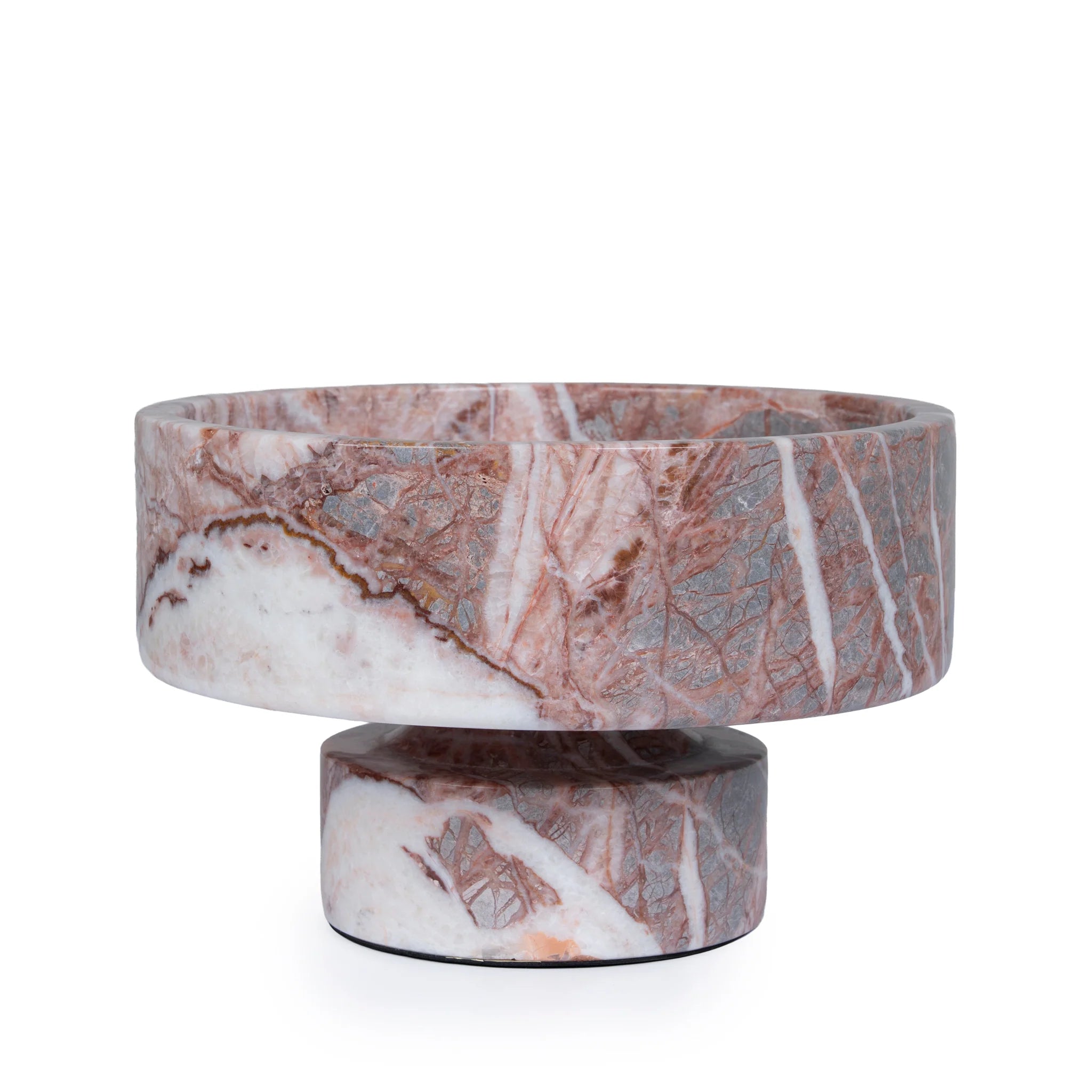 Showcasing Coceria Round Marble Tray - Multicolor AC10714-KM  by Calibre Furniturs