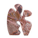 Showcasing Ceramila Carved Marble Accent Sculpture - Red Ochre AC10727-KM  by Calibre Furniturs