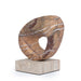 Showcasing Cevalo Halo Marble Sculpture - Coffee AC10717-KM  by Calibre Furniturs