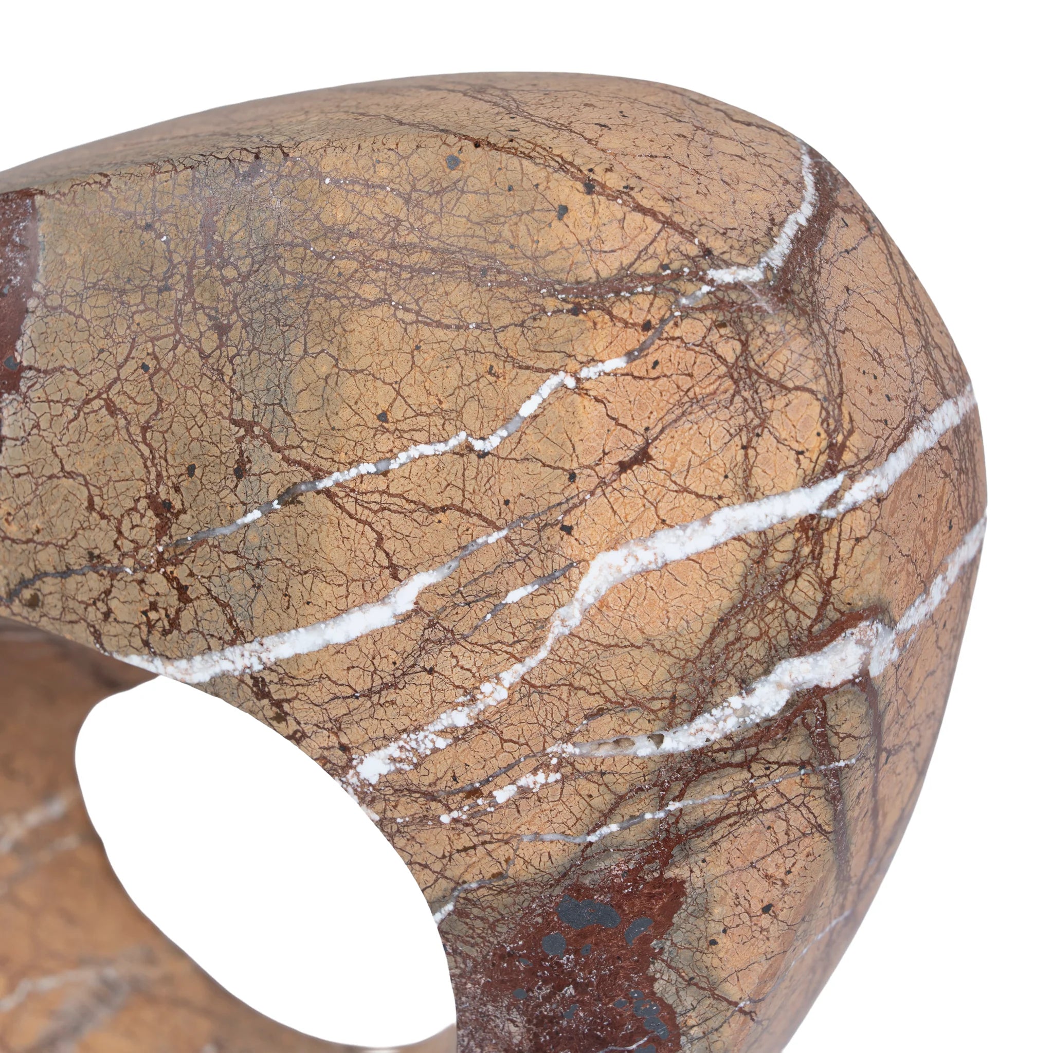 Cevalo Halo Marble Sculpture - Coffee