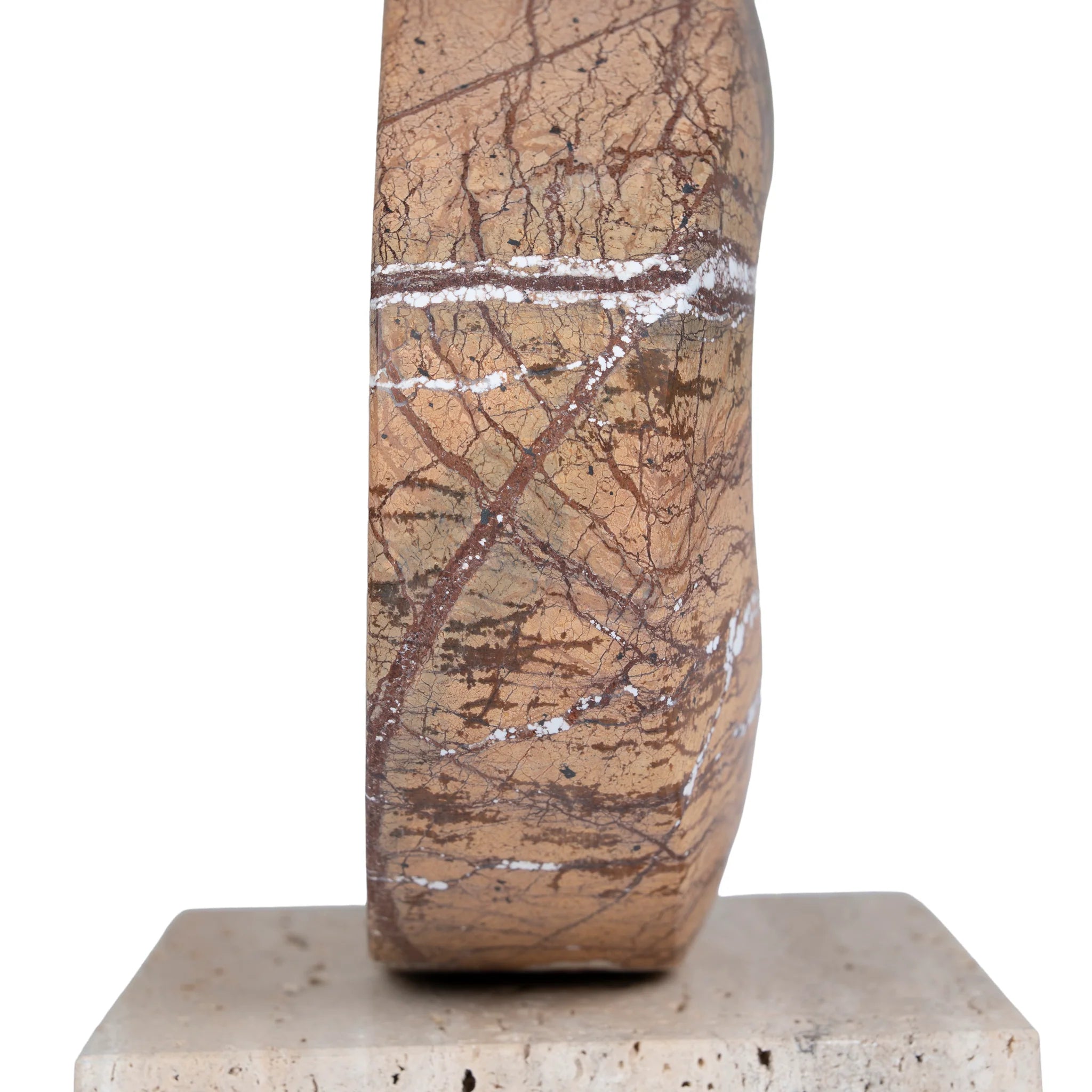 Cevalo Halo Marble Sculpture - Coffee