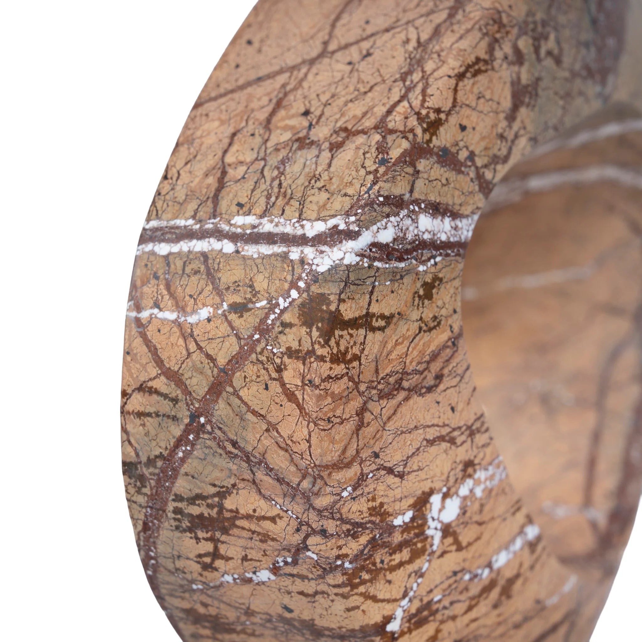 Cevalo Halo Marble Sculpture - Coffee