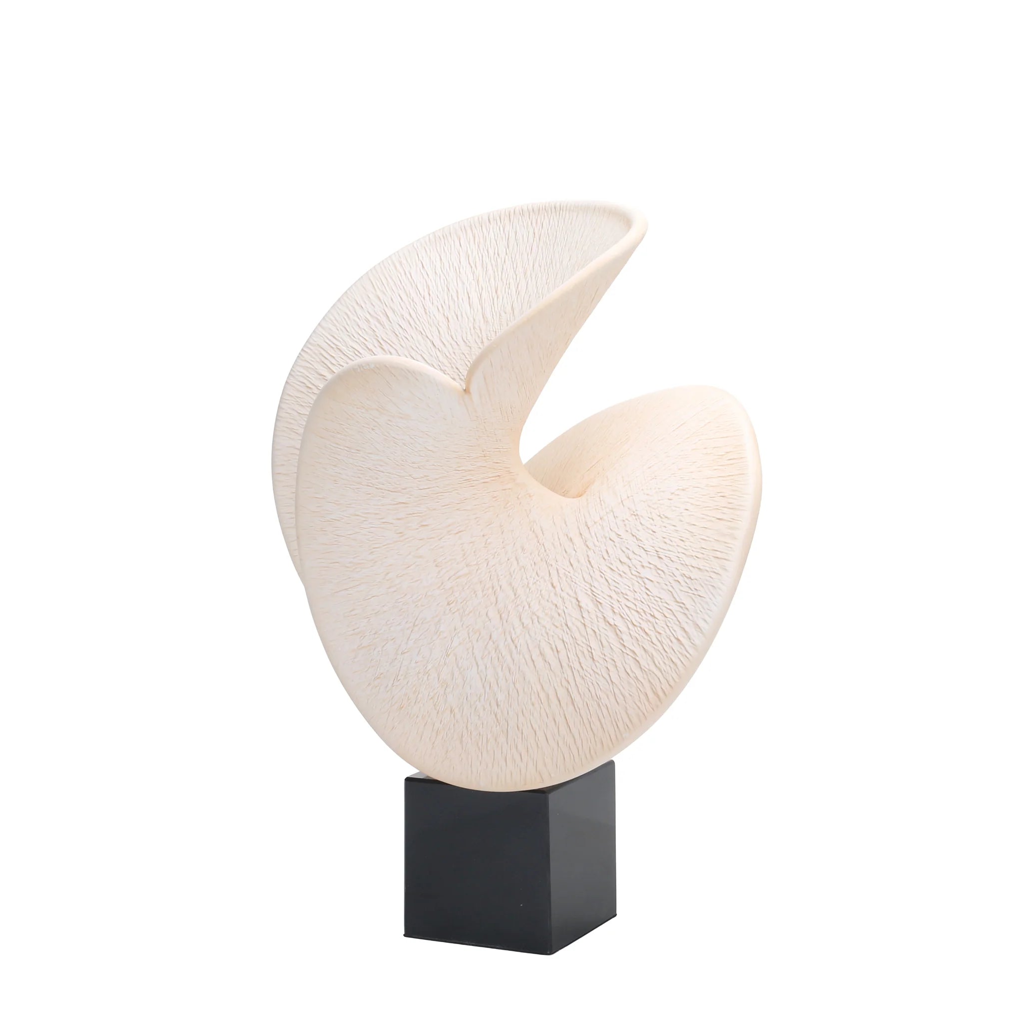 Nanuvera Shell Look Sculpture - Beige