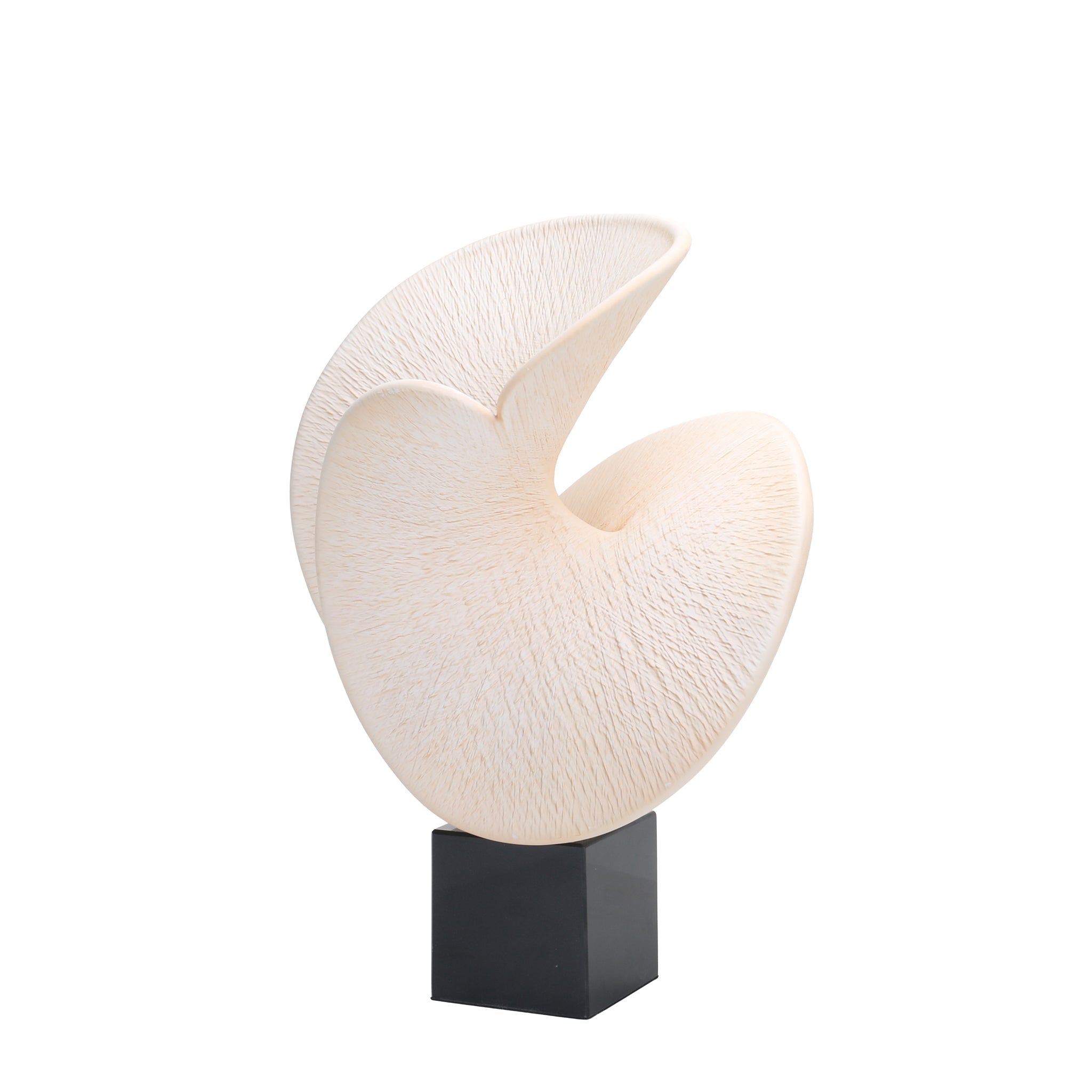Shell Look Sculpture - Beige - image 5