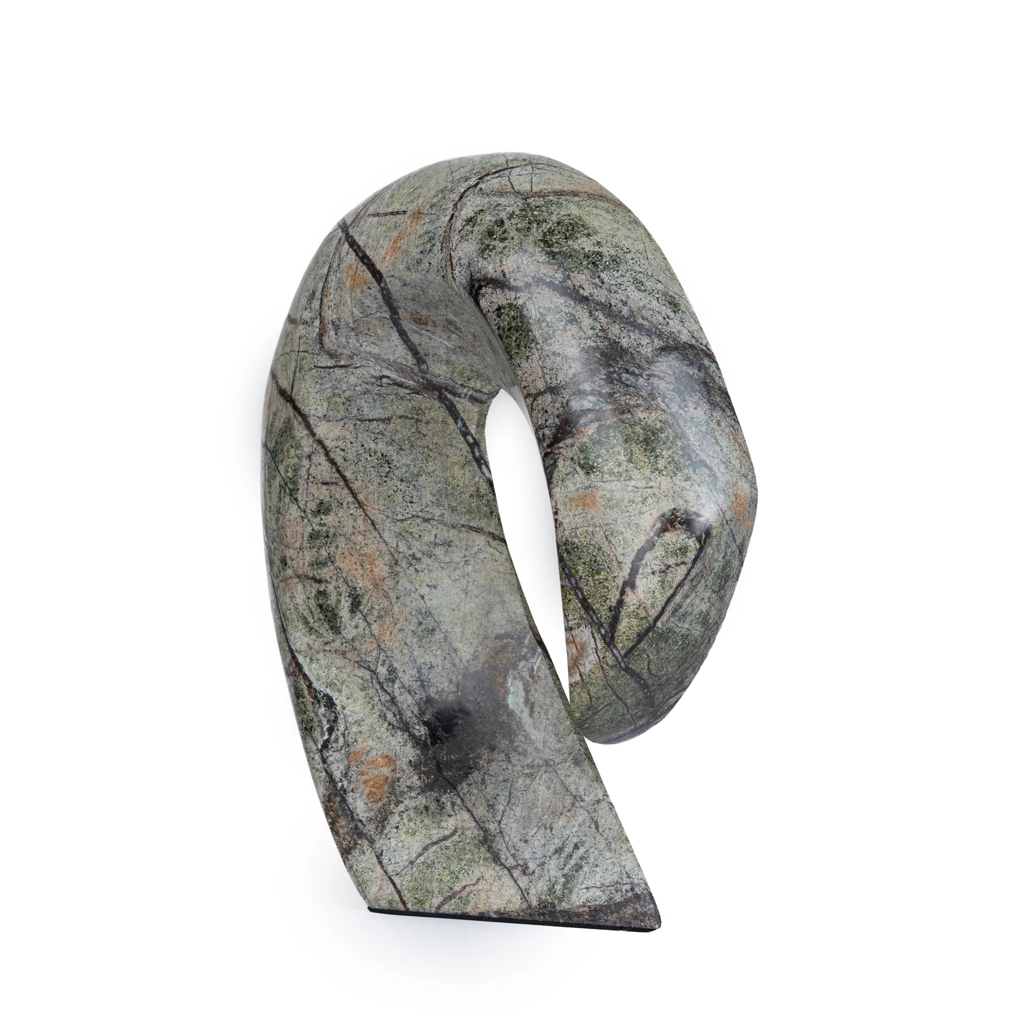 Showcasing Koravana Sea Waves Marble Sculpture - Green AC10720-KM  by Calibre Furniturs