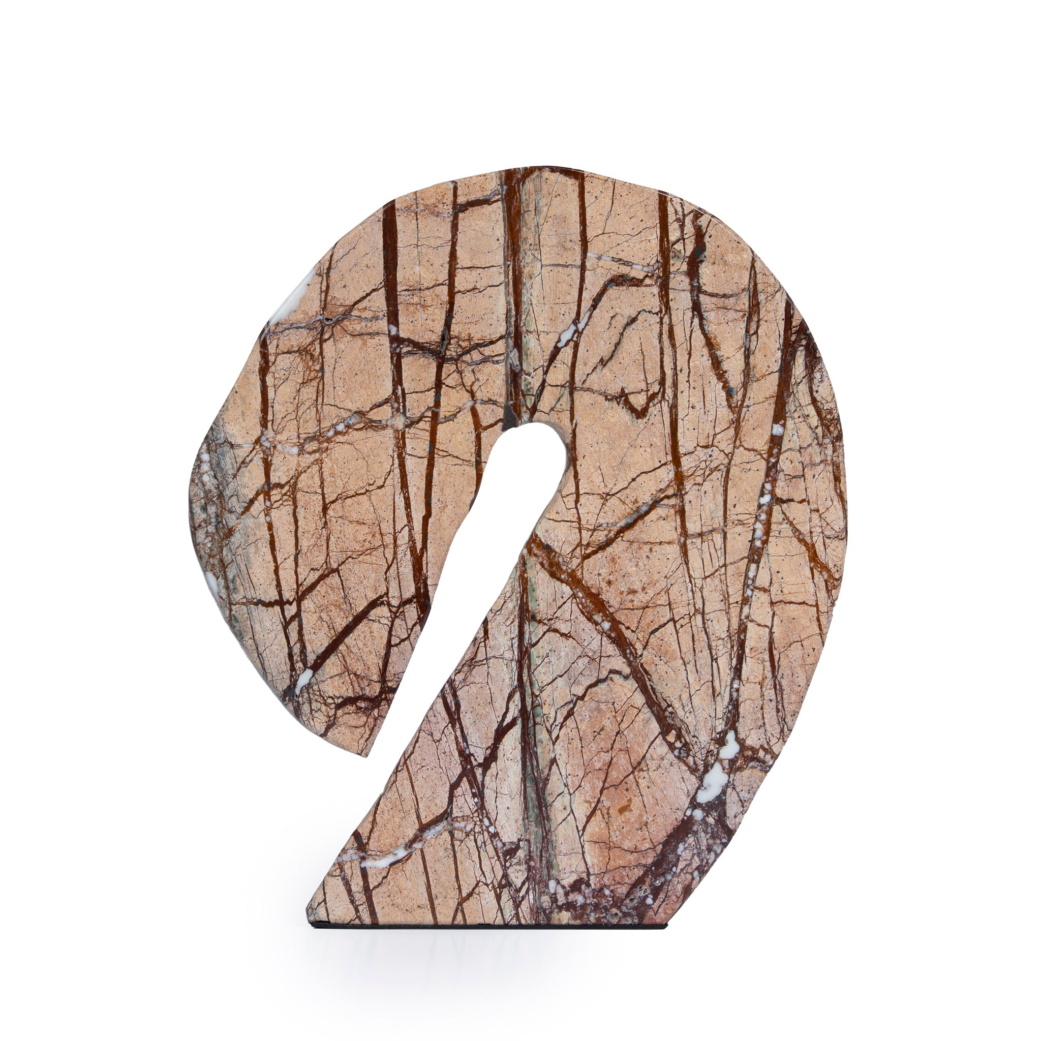 Sea Waves Marble Sculpture - Brown - image 8