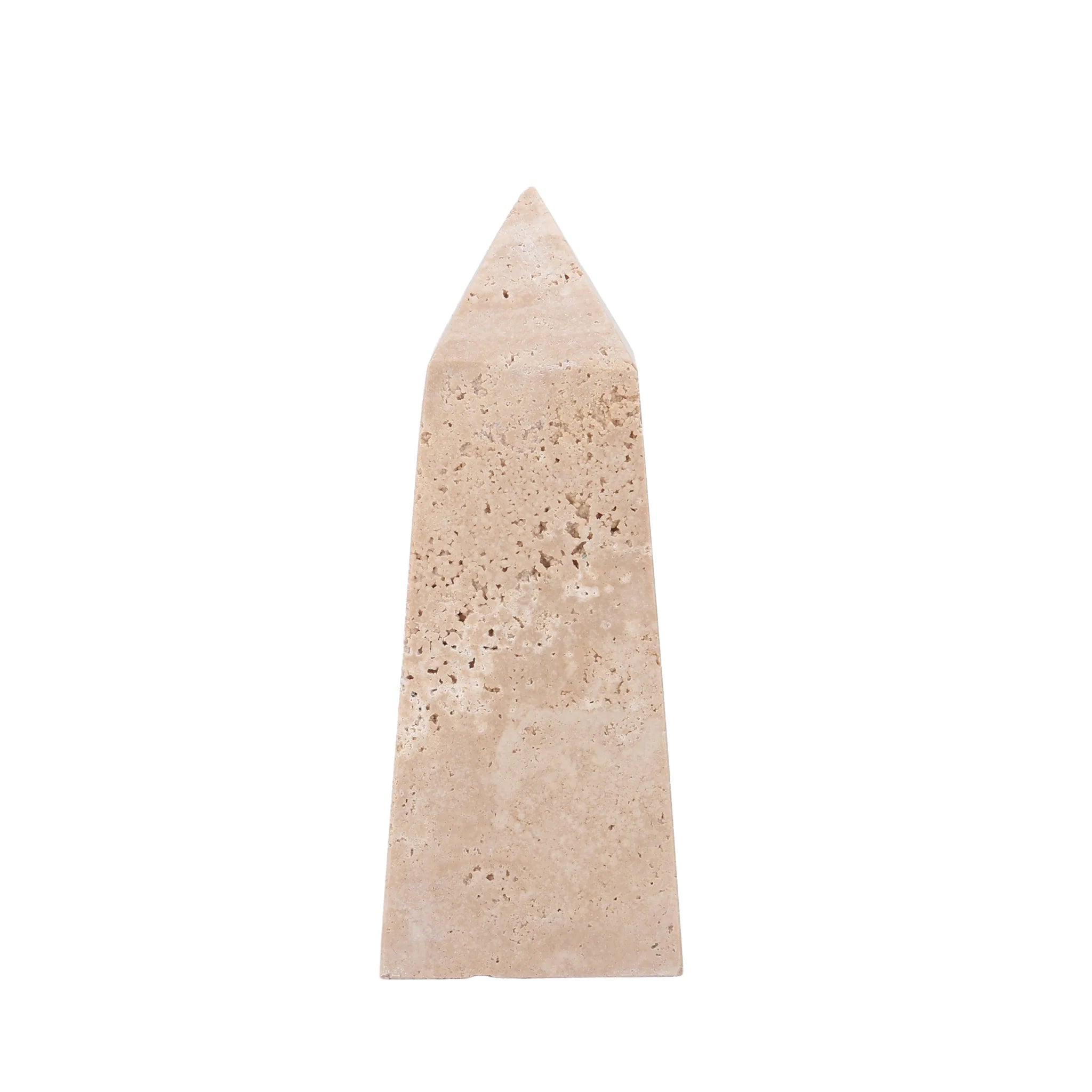 Showcasing Tivera Obelisks Small Sculpture - Beige AC10723-KM  by Calibre Furniturs