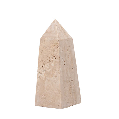 Showcasing Tivera Obelisks Small Sculpture - Beige AC10723-KM  by Calibre Furniturs