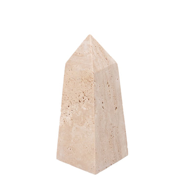 Showcasing Tivera Obelisks Small Sculpture - Beige AC10723-KM  by Calibre Furniturs