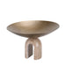 Showcasing Masavera Arc Pedestal Metal Large Tray - Antique Brass AC10725-KM  by Calibre Furniturs