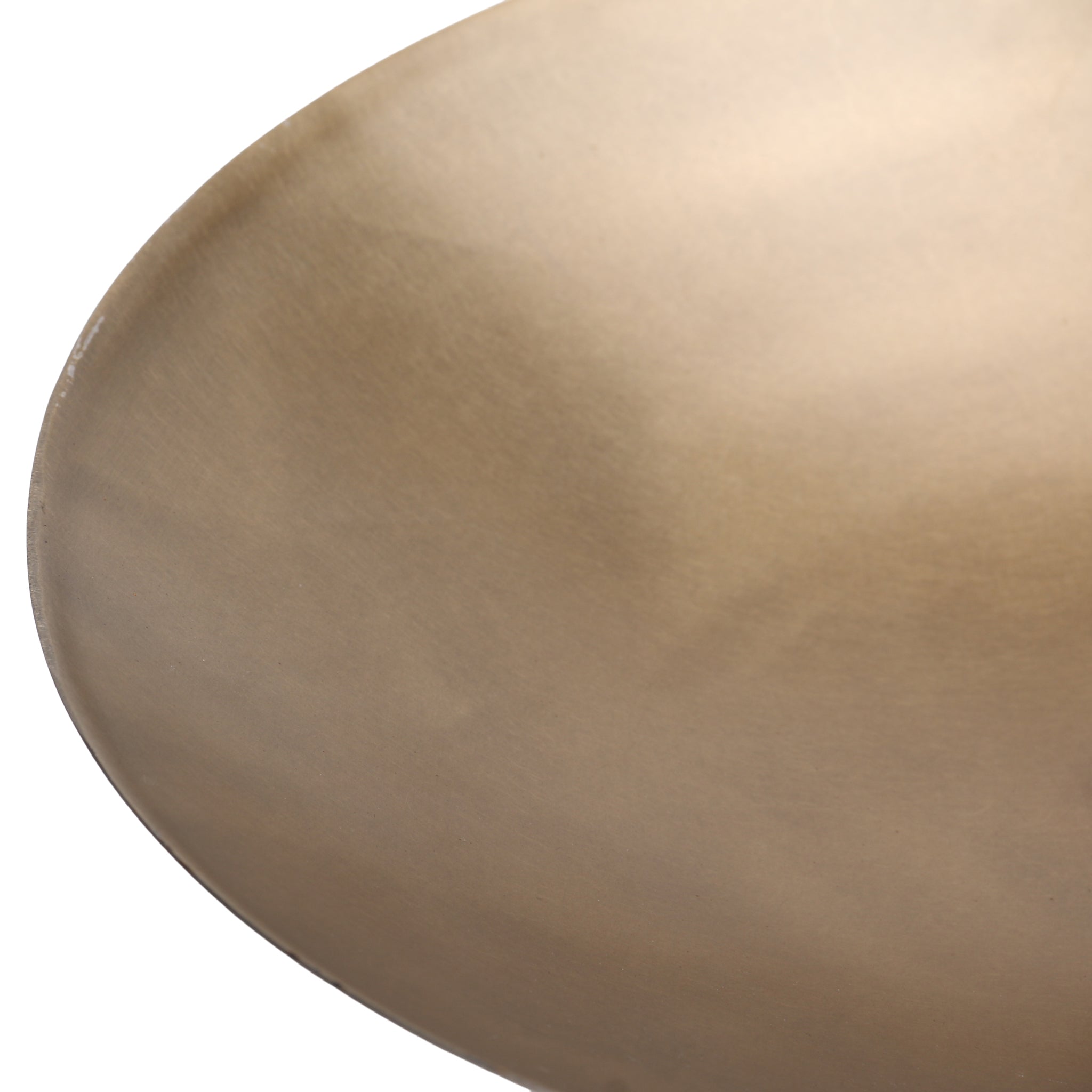 CAC10725-KM Arc Pedestal Metal Large Tray - Antique Brass