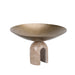 Showcasing Masavera Arc Pedestal Metal Large Tray - Antique Brass AC10725-KM  by Calibre Furniturs