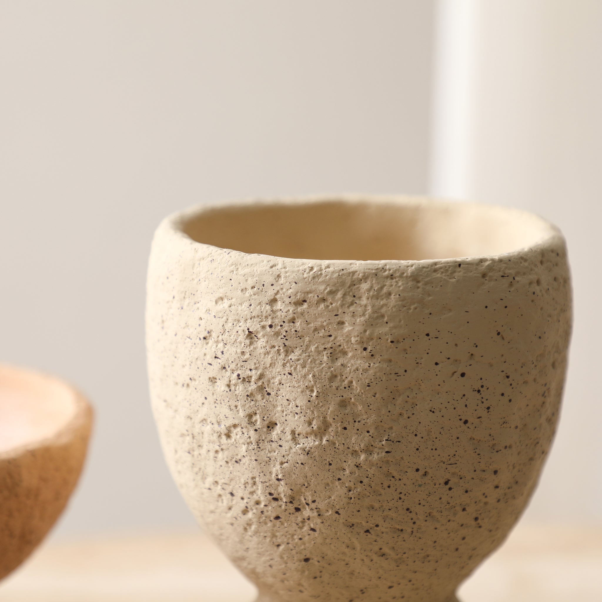 Coarse Grain Cement Pot A - image 2