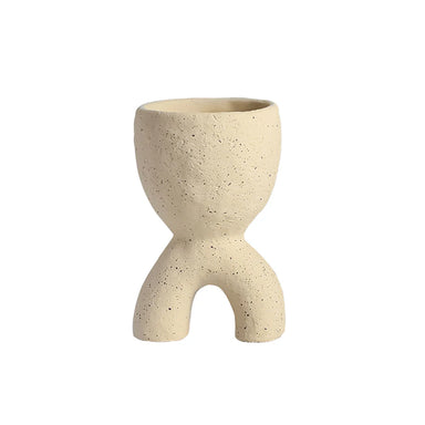Showcasing Sitovela Coarse Grain Cement Pot A FF-SN24018A  by Calibre Furniturs