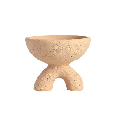 Showcasing Todorina Coarse Grained Cement Pot B FF-SN24018B  by Calibre Furniturs