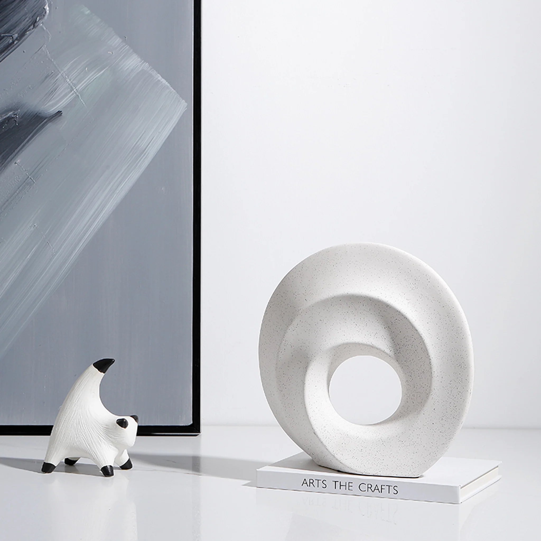 Showcasing Penorina Ring Hole Ceramic Ornaments FD-D23010  by Calibre Furniturs