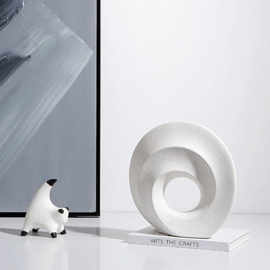 Showcasing Penorina Ring Hole Ceramic Ornaments FD-D23010  by Calibre Furniturs
