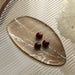 Leaf Shaped Marble Plate - Coffee - image 4