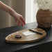 Leaf Shaped Marble Plate - Coffee - image 5
