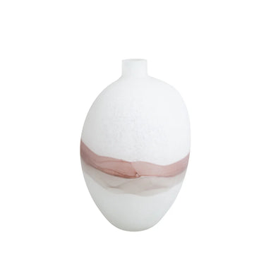 Showcasing Kopavera Flowing Vase A - White FB-E23020A Vase by Calibre Furniturs