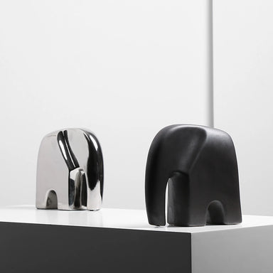 Showcasing Ditobela Ceramic Elephant Sclupture - Silver FD-D22098  by Calibre Furniturs