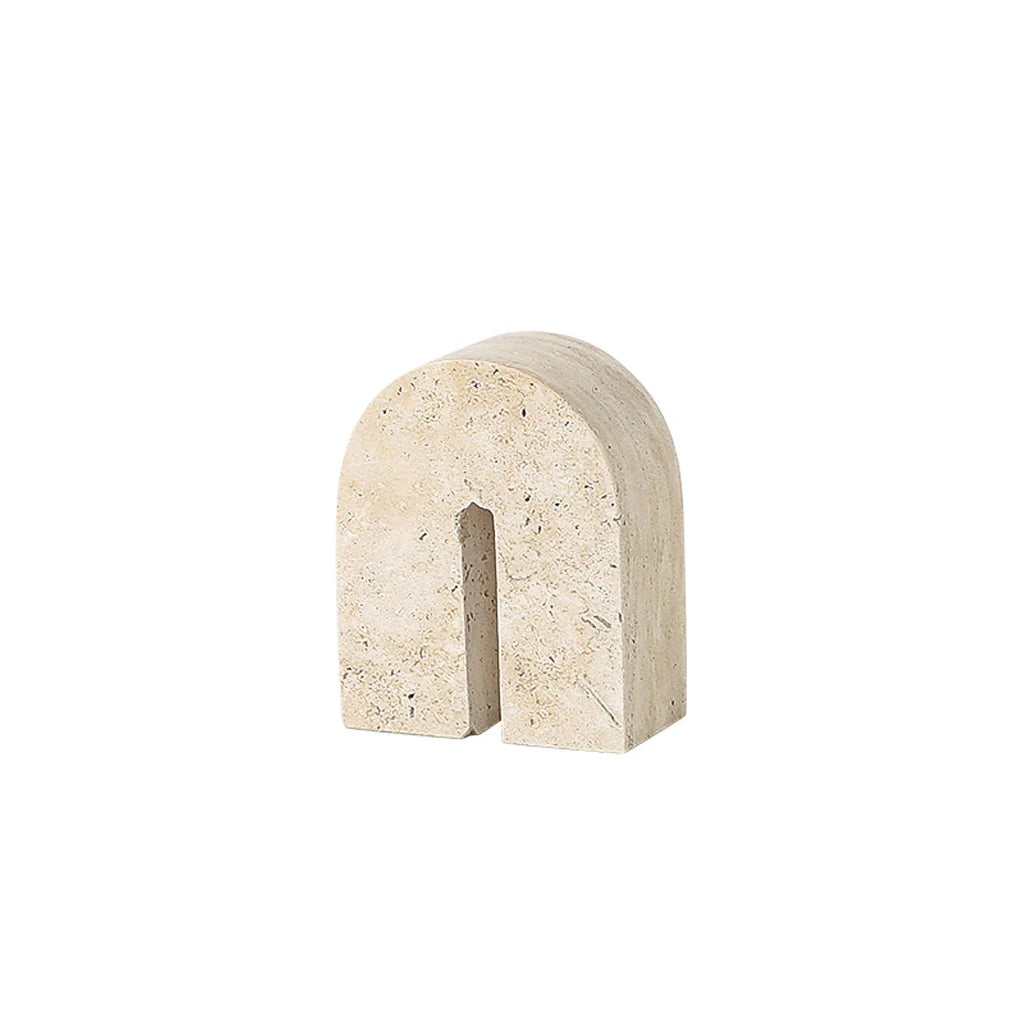 Showcasing Caluna Arch Decorative Marble Sclupture B - Yellow FB-T2208B  by Calibre Furniturs
