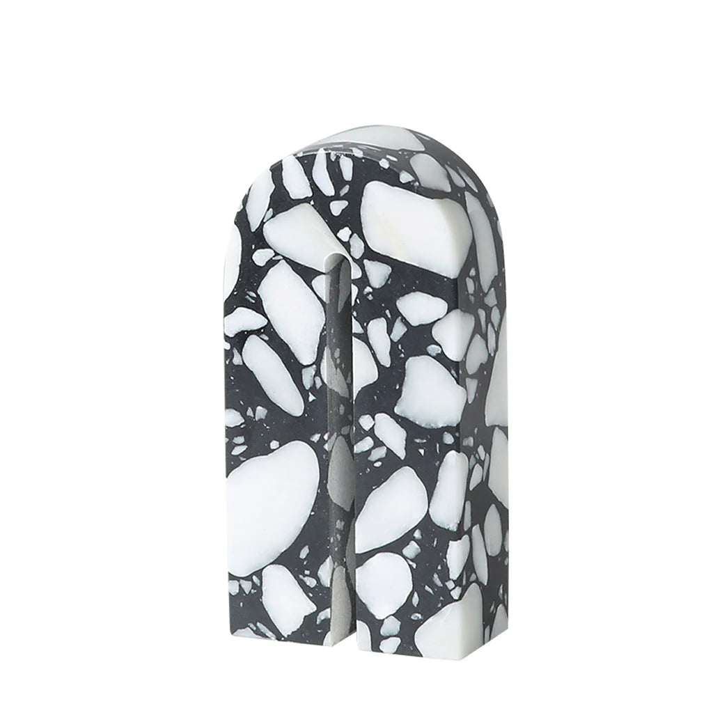 Showcasing Mopalora Arch Decorative Marble Sclupture A - Black & White FB-T2209A  by Calibre Furniturs