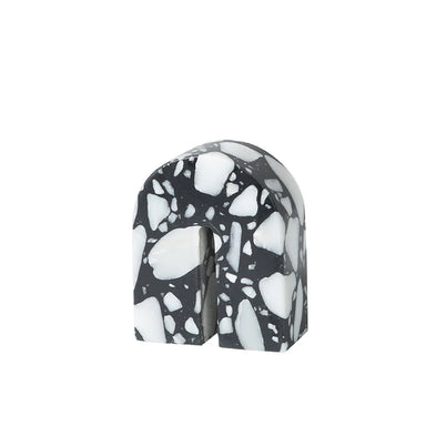 Showcasing Misavera Arch Decorative Marble Sclupture B - Black & White FB-T2209B  by Calibre Furniturs