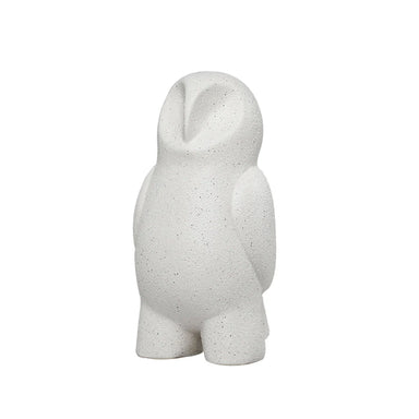 Showcasing Cevera Ceramic Sand Owl - White FD-D24077  by Calibre Furniturs