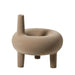 Showcasing Vapalo Three Legged Velvet Vase - Coffee FC-SZ24068A Vase by Calibre Furniturs