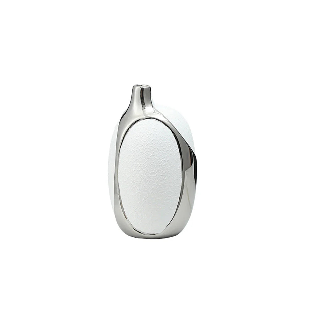 Showcasing Nosana Oval Olive Vase B FD-D24035B Vase by Calibre Furniturs