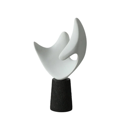 Showcasing Lovela Wing Look Sculpture - White FC-SZ25012  by Calibre Furniturs