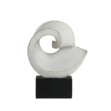 Showcasing Kecebela Spiral Reel Ornament - White FC-SZ25020  by Calibre Furniturs