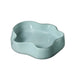 Showcasing Cadora Glass Petal Plate A - Blue FB-E25010A  by Calibre Furniturs
