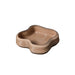 Showcasing Necora Glass Petal Plate B - Coffee FB-E25011B  by Calibre Furniturs